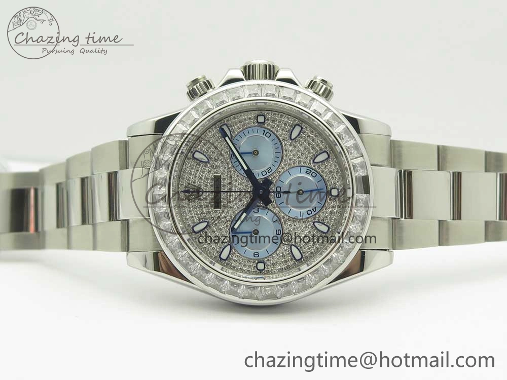 Daytona 116576TBR SS BLF Best Edition Diamond Dial On SS Bracelet A4130
