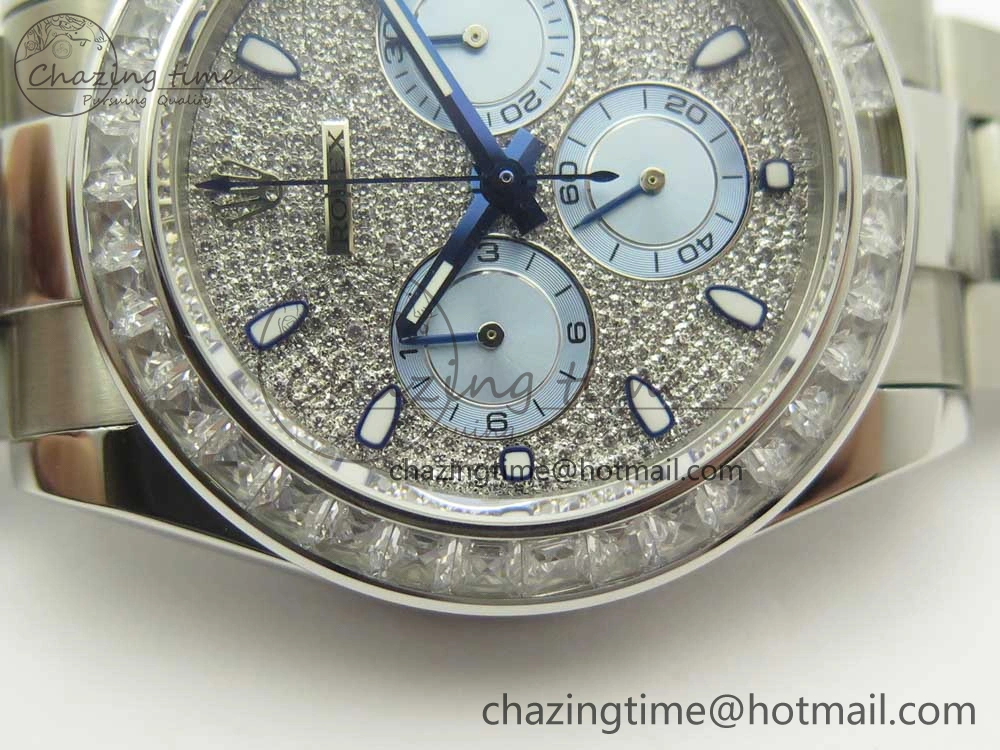 Daytona 116576TBR SS BLF Best Edition Diamond Dial On SS Bracelet A4130