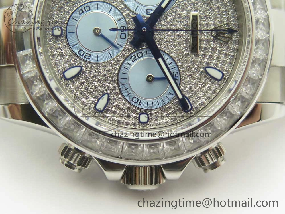 Daytona 116576TBR SS BLF Best Edition Diamond Dial On SS Bracelet A4130