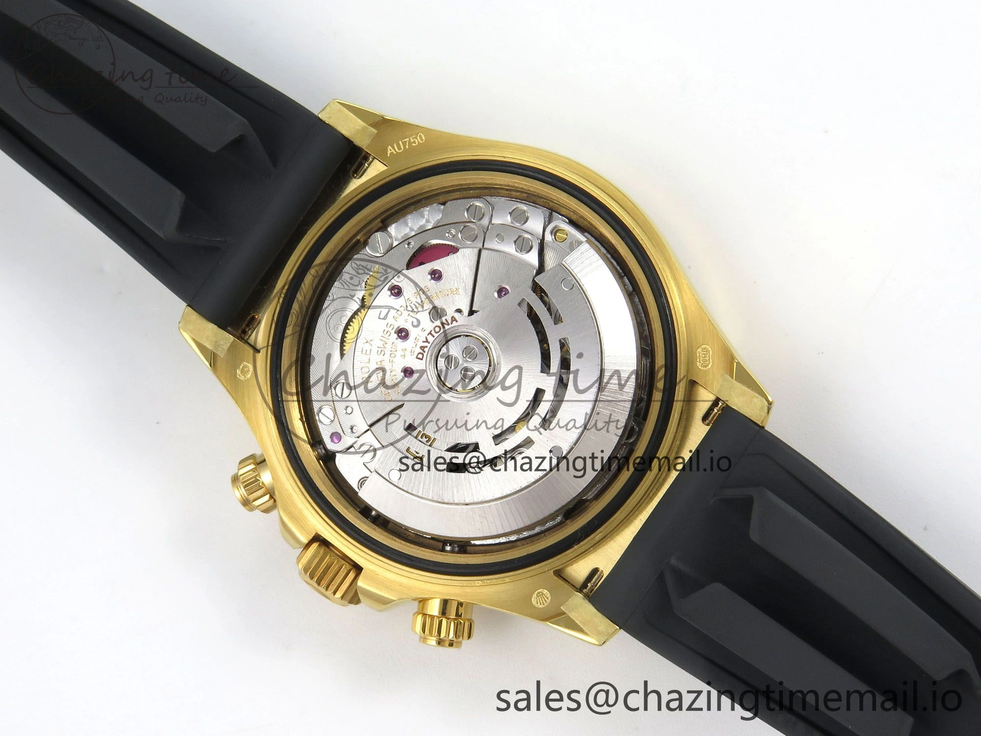 Daytona 116588TBR ‘Eye Of The Tiger’ YG 3CF 1:1 Best Edition Tiger Diamonds Dial on Oysterflex Strap SH4130 V2 (Mod Version)