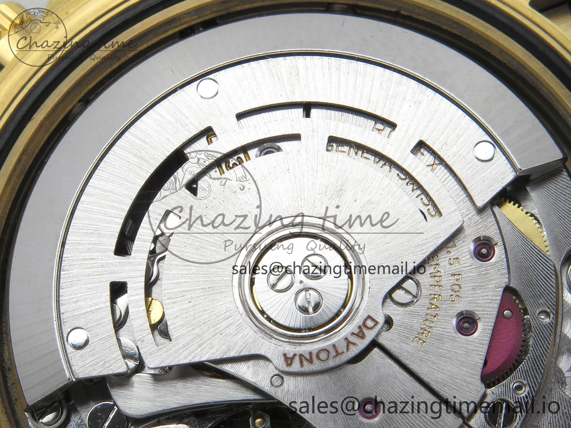 Daytona 116588TBR ‘Eye Of The Tiger’ YG 3CF 1:1 Best Edition Tiger Diamonds Dial on Oysterflex Strap SH4130 V2 (Mod Version)