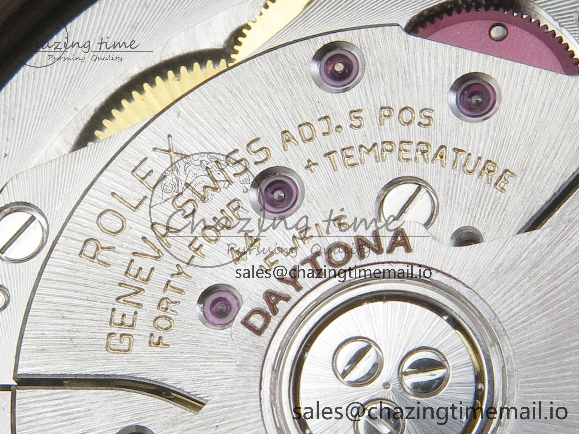 Daytona 116588TBR ‘Eye Of The Tiger’ YG 3CF 1:1 Best Edition Tiger Diamonds Dial on Oysterflex Strap SH4130 V2 (Mod Version)