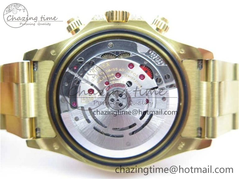 Daytona 116589RBOW YG Rainbow Crystal BLF Best Edition Black Dial on YG Bracelet A4130