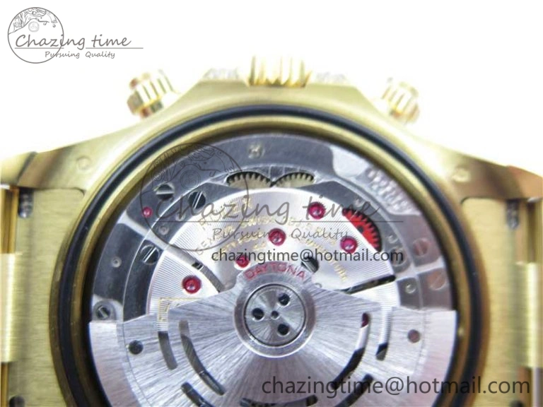 Daytona 116589RBOW YG Rainbow Crystal BLF Best Edition Black Dial on YG Bracelet A4130