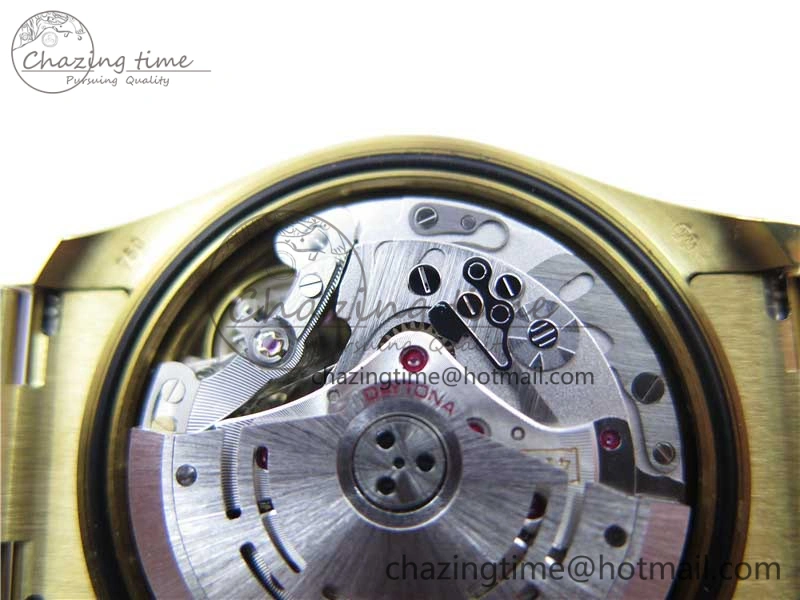 Daytona 116589RBOW YG Rainbow Crystal BLF Best Edition Black Dial on YG Bracelet A4130