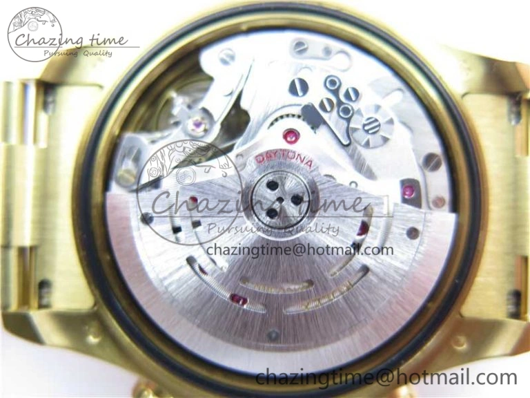 Daytona 116589RBOW YG Rainbow Crystal BLF Best Edition Black Dial on YG Bracelet A4130