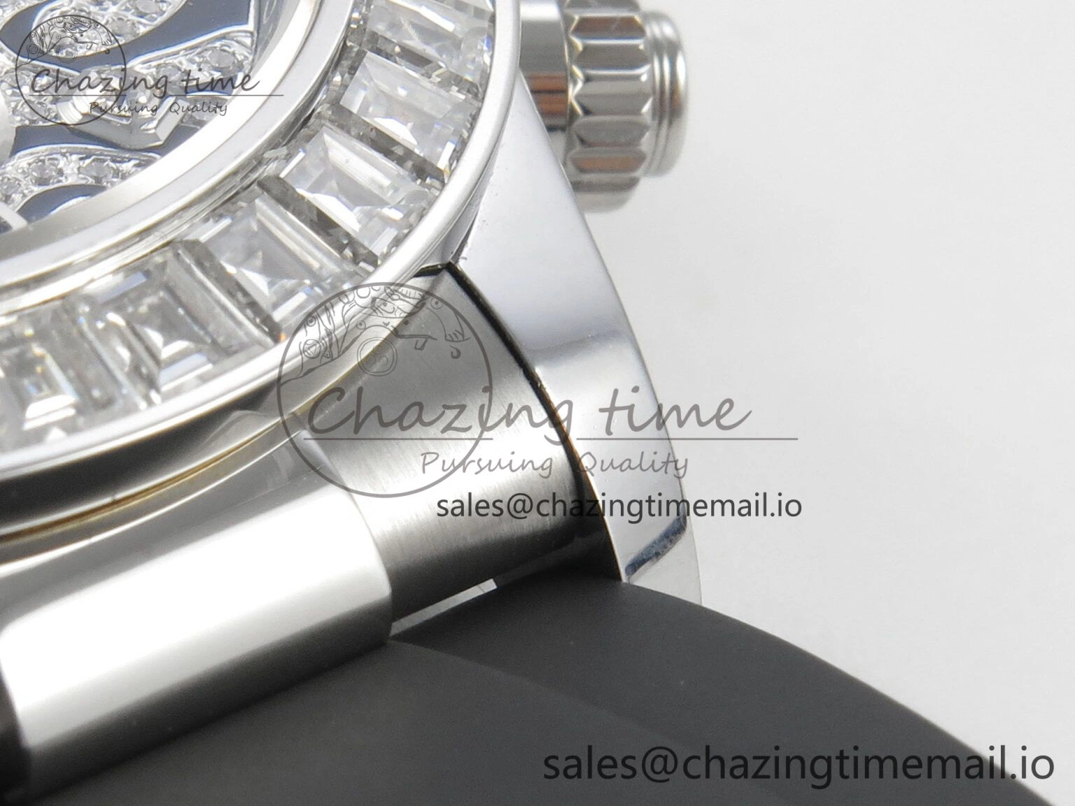 Daytona 116589TBR ‘Eye Of The Tiger’ SS 3CF 1:1 Best Edition Tiger Diamonds Dial on Oysterflex Strap SH4130 V2 (Mod Version)