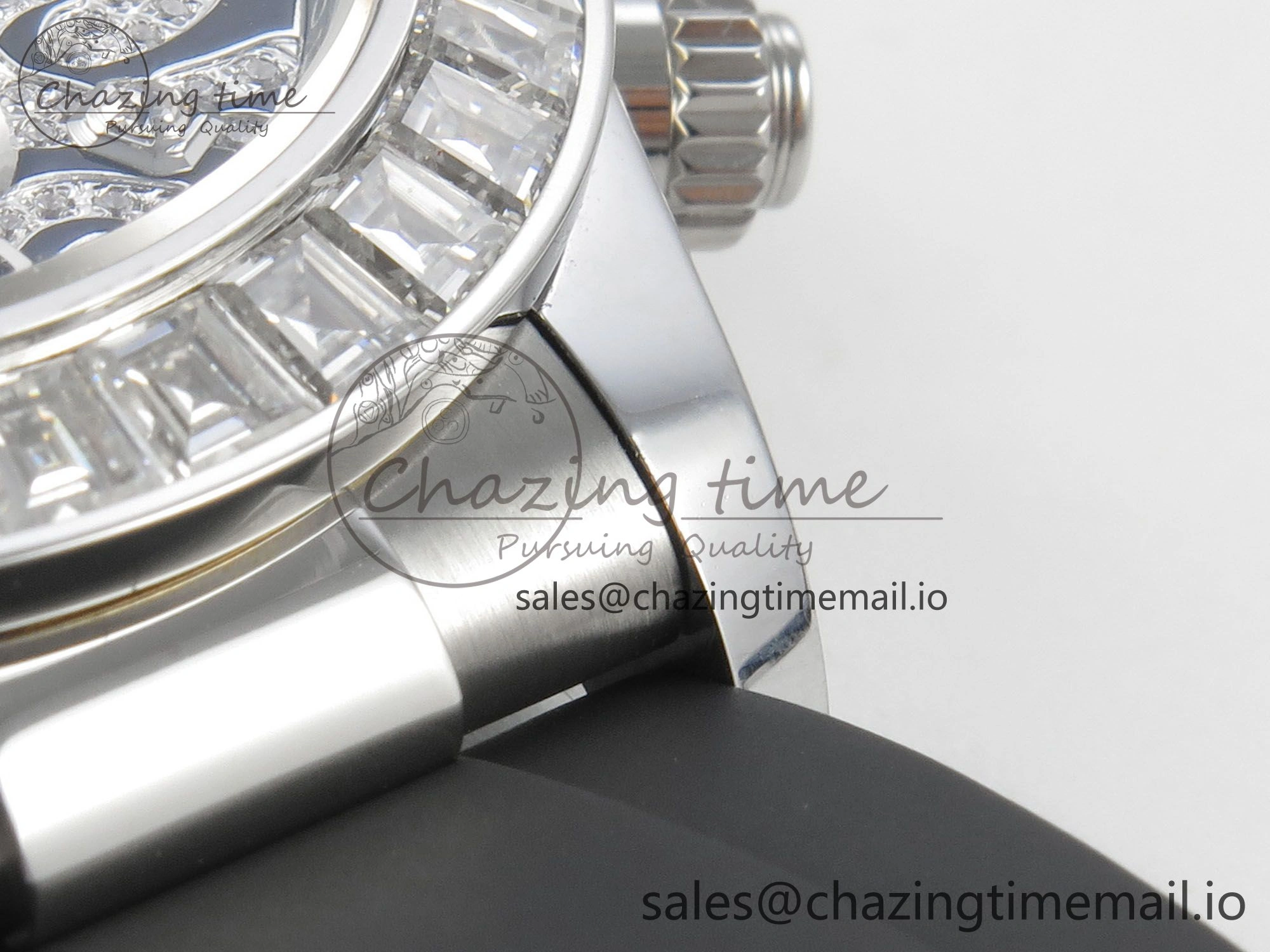 Daytona 116589TBR ‘Eye Of The Tiger’ SS 3CF 1:1 Best Edition Tiger Diamonds Dial on Oysterflex Strap SH4130 V2 (Mod Version)