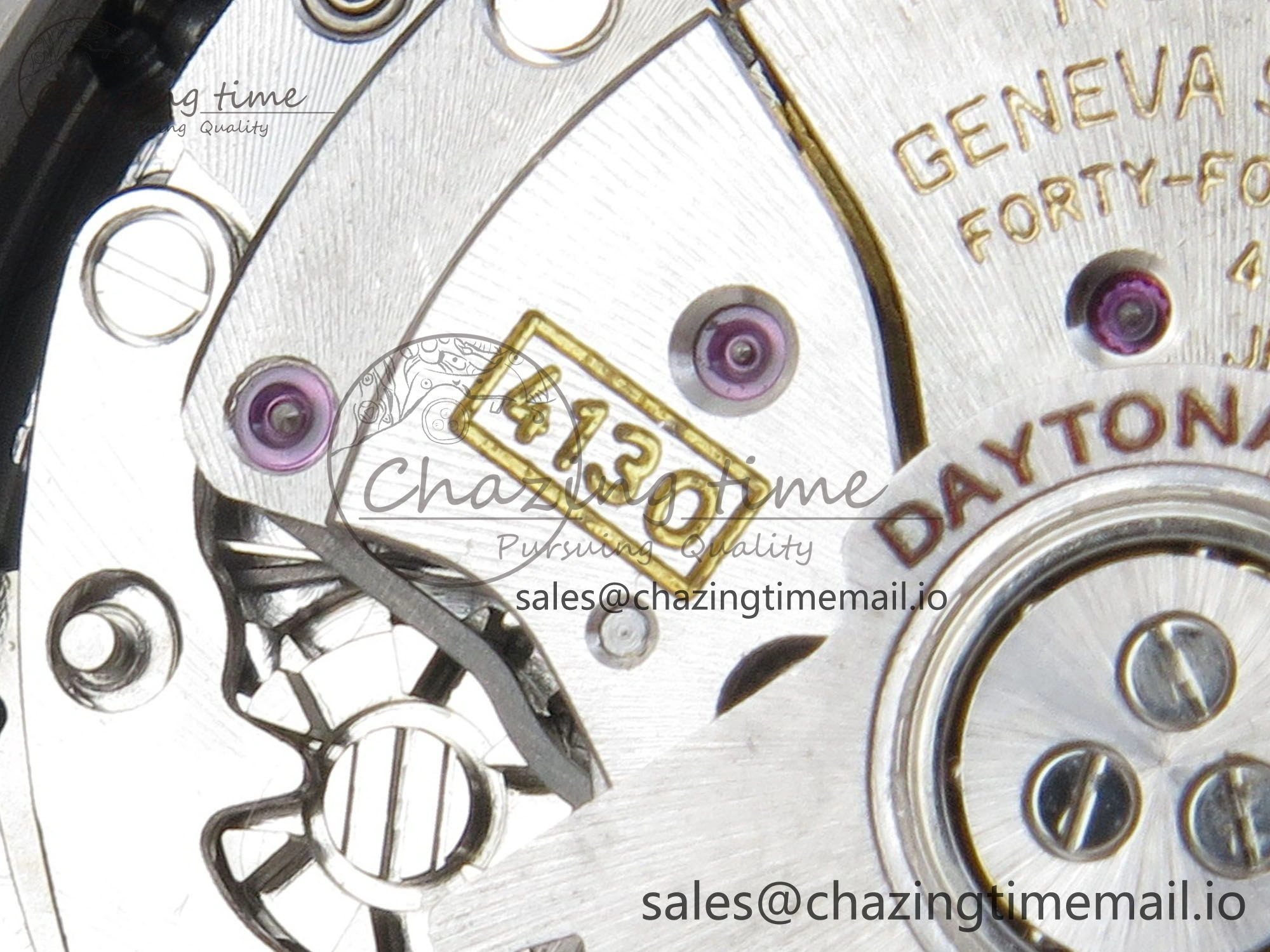 Daytona 116589TBR ‘Eye Of The Tiger’ SS 3CF 1:1 Best Edition Tiger Diamonds Dial on Oysterflex Strap SH4130 V2 (Mod Version)