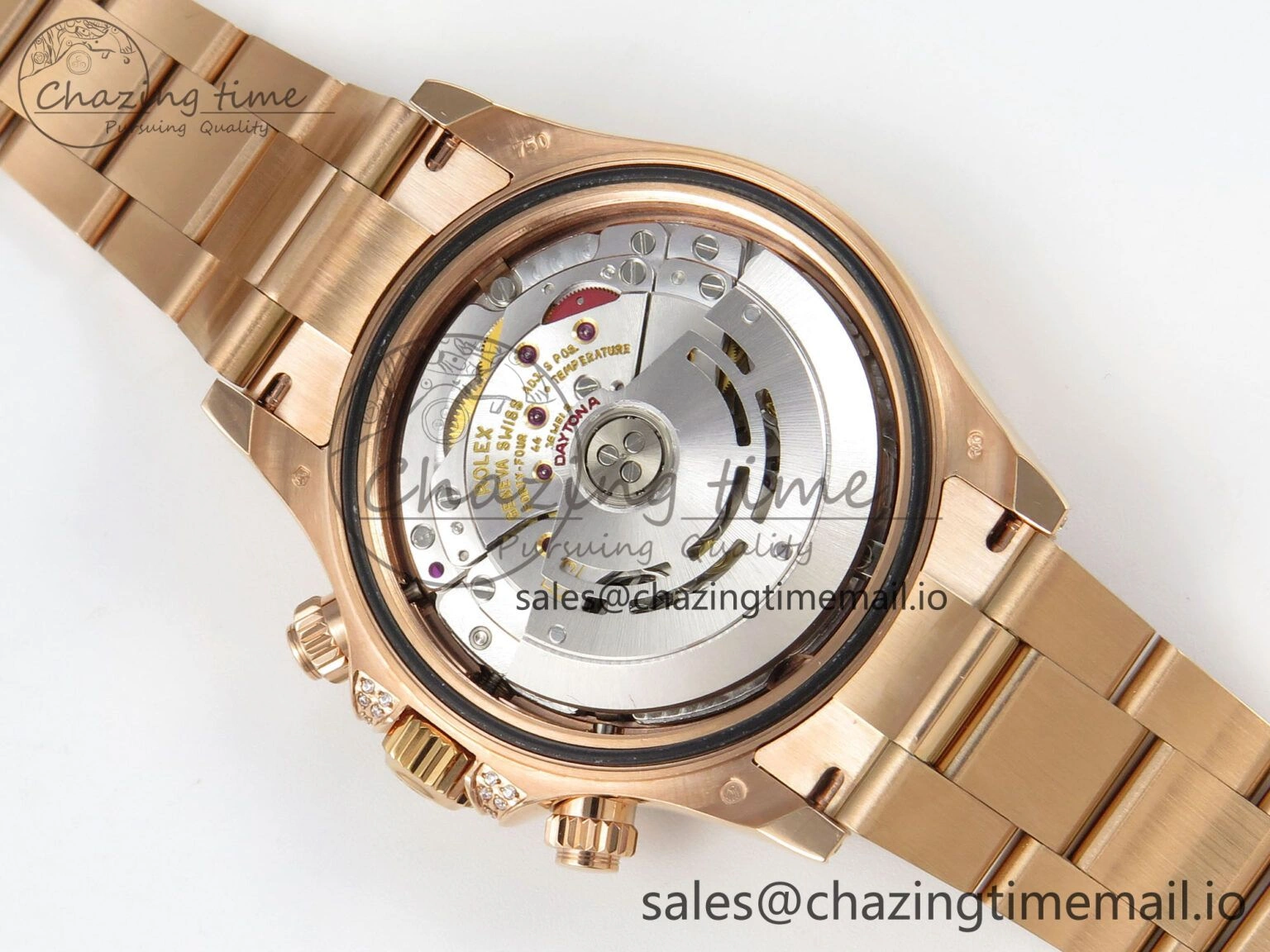Daytona 116595 RBOW Rainbow IPKF Best Edition Black RG Dial on RG Bracelet DD4130