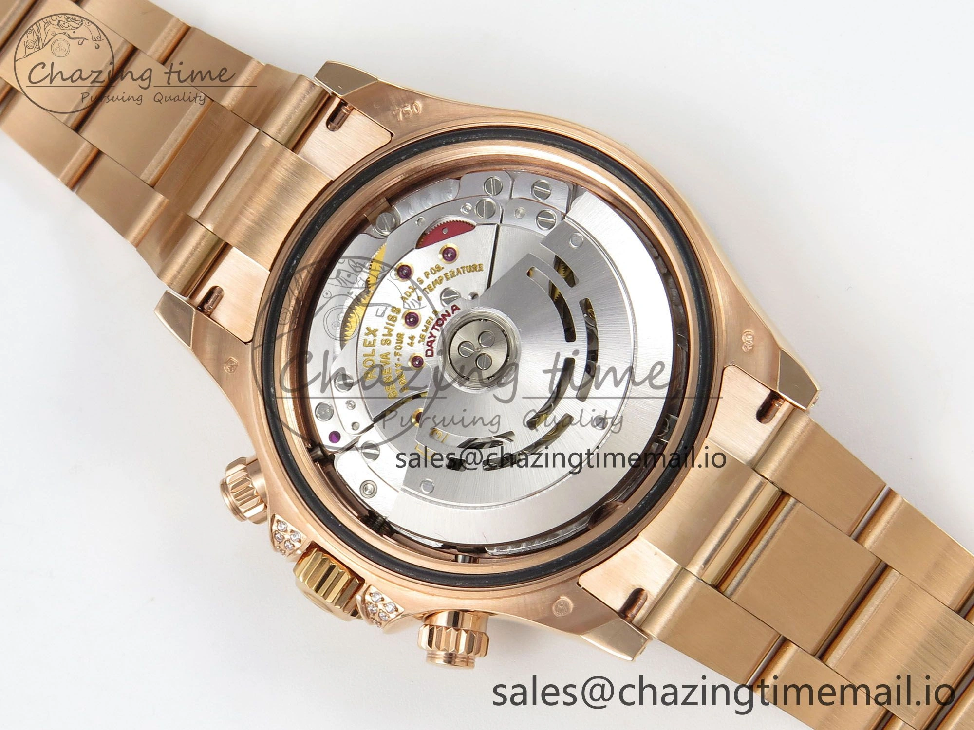 Daytona 116595 RBOW Rainbow IPKF Best Edition Black RG Dial on RG Bracelet DD4130