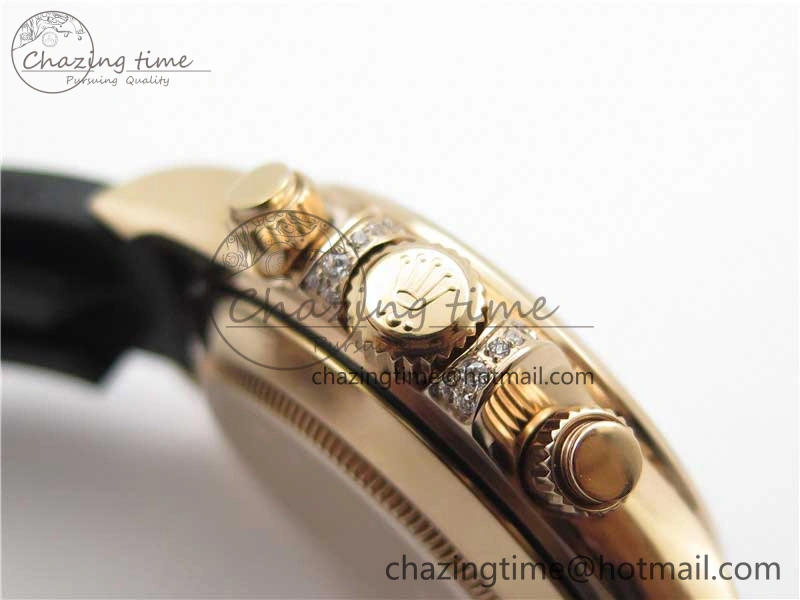 Daytona 116595RBOW RG Rainbow Crystal BLF Best Edition Diamonds Dial on Rubber Strap A4130