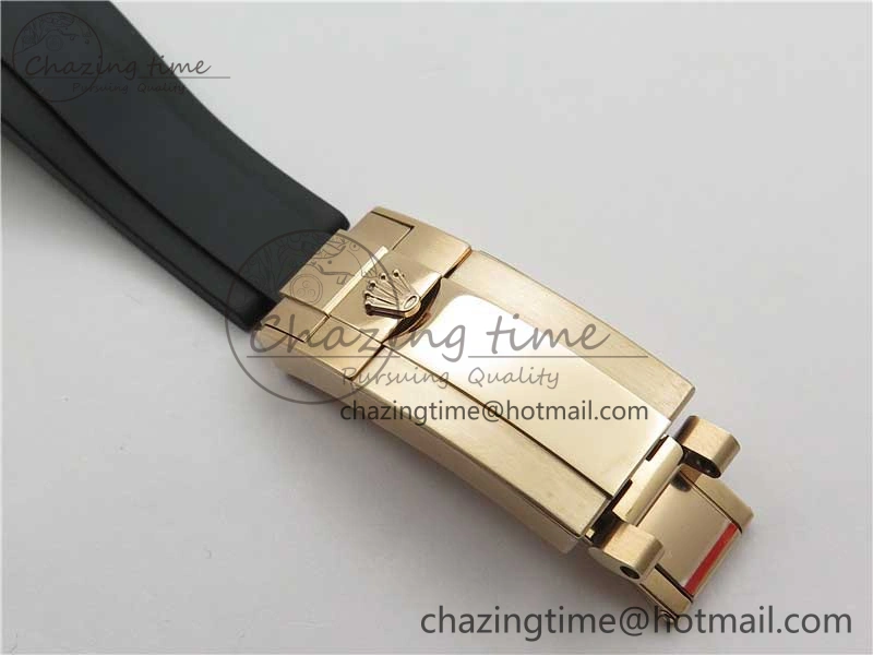 Daytona 116595RBOW RG Rainbow Crystal BLF Best Edition Diamonds Dial on Rubber Strap A4130
