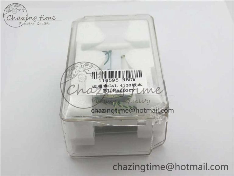 Daytona 116595RBOW RG Rainbow Crystal BLF Best Edition Diamonds Dial on Rubber Strap A4130