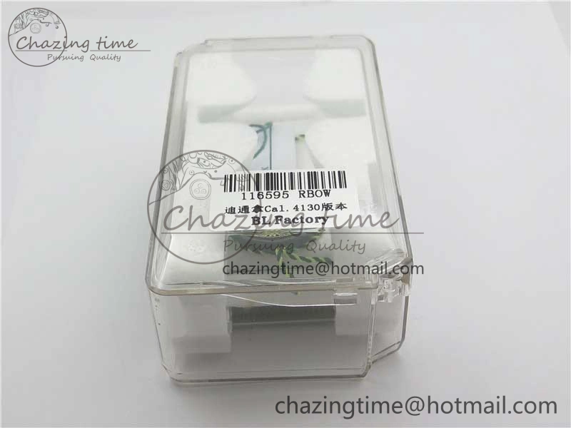 Daytona 116595RBOW RG Rainbow Crystal BLF Best Edition Diamonds Dial on Rubber Strap A4130