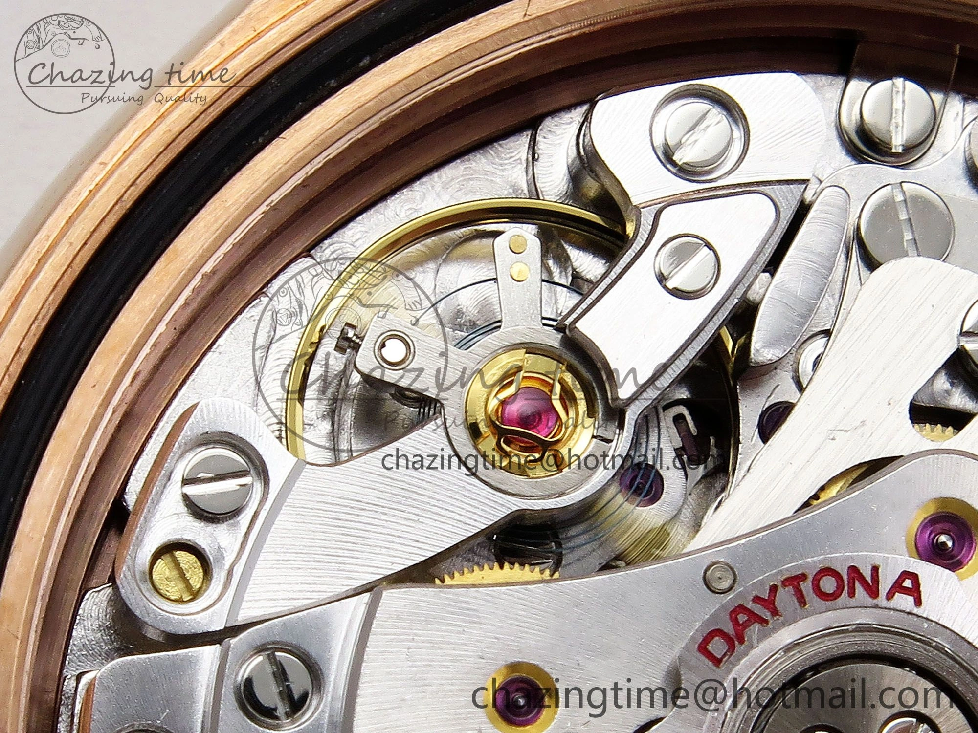 Daytona 116595RBOW RG Rainbow Crystal N6F Best Edition Black Dial on RG Bracelet SA4130