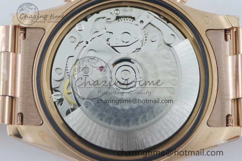 Daytona 116595RBOW RG TWF 1:1 Best Edition 904L Steel Black RG Dial on RG Bracelet A7750
