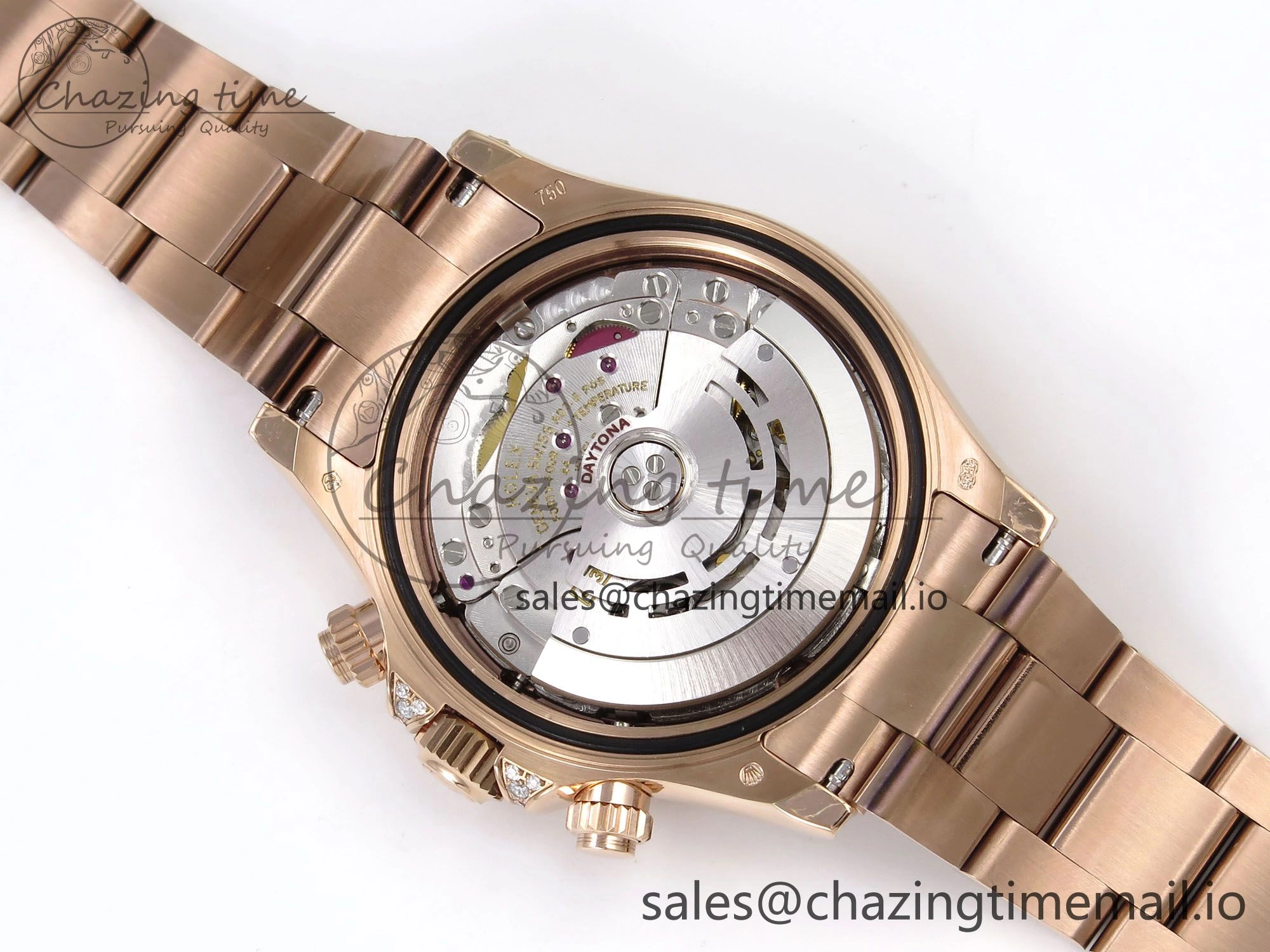 Daytona 116595RBOW Rainbow ZF 1:1 Best Edition Black Diamonds Dial on RG Bracelet SH4130