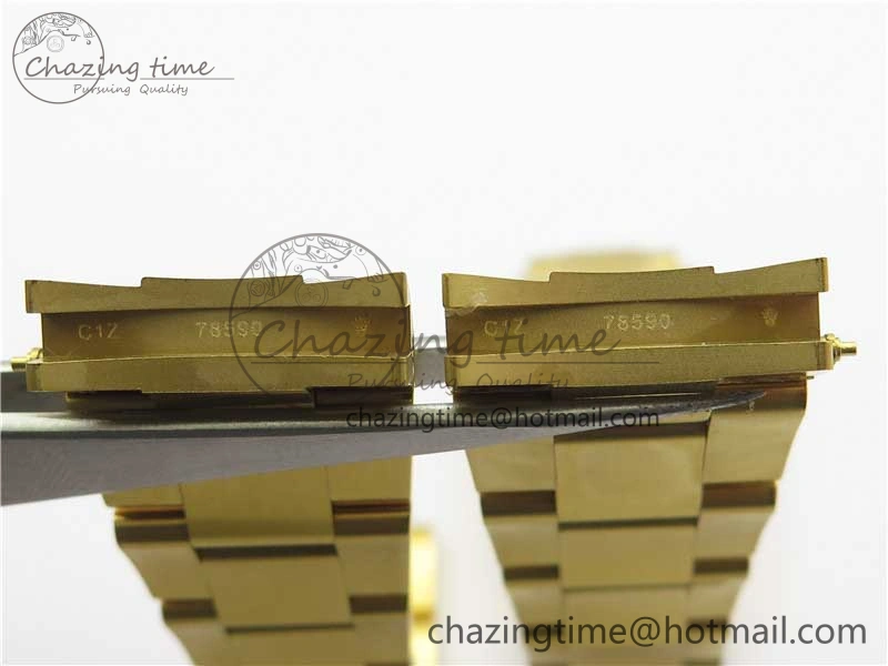 Daytona 116598 Wrapped YG Case and Bracelet WWF 1:1 Best Edition YG Dial Real Diamond Markers On YG Bracelet SA4130