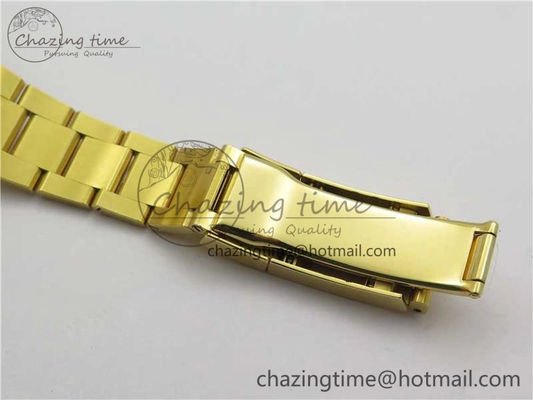 Daytona 116598 Wrapped YG Case and Bracelet WWF 1:1 Best Edition YG Dial Real Diamond Markers On YG Bracelet SA4130