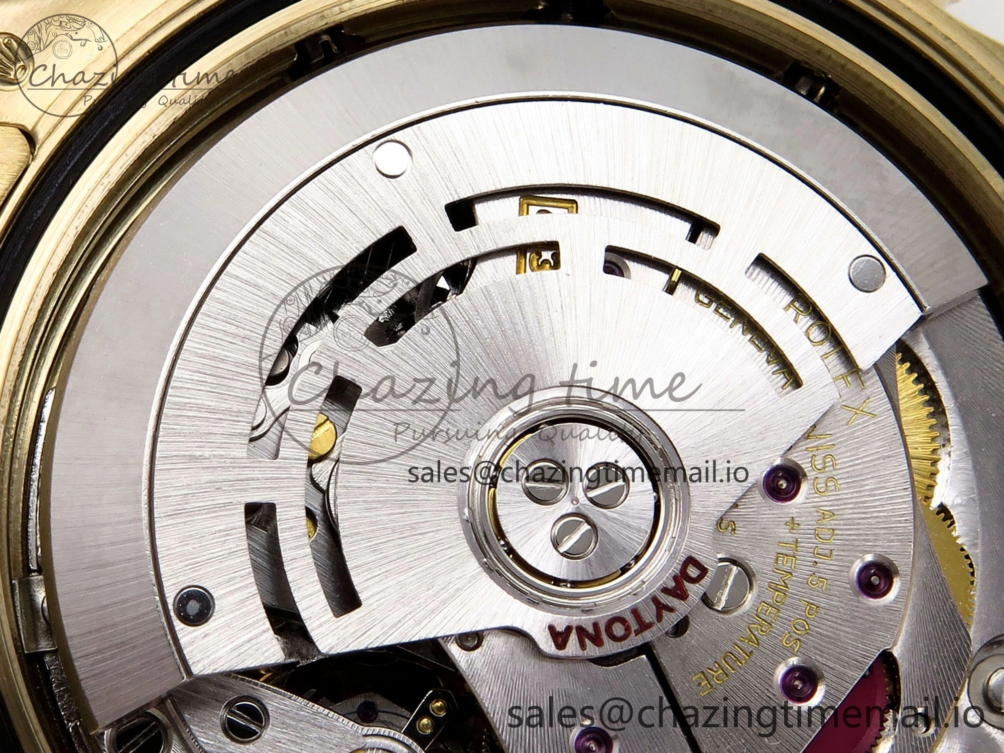 Daytona 116598RBOW Rainbow ZF 1:1 Best Edition Black Diamonds Dial on YG Bracelet SH4130
