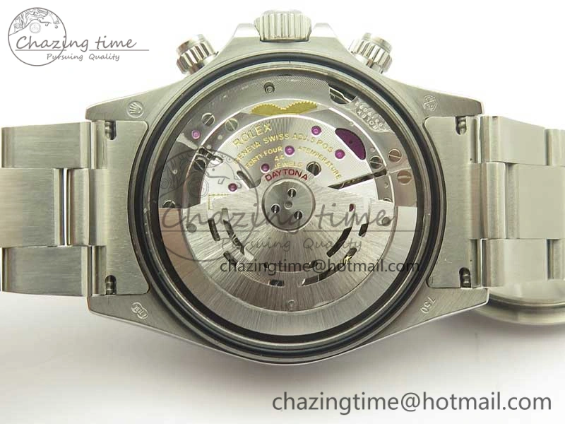 Daytona 116599RBOW SS Rainbow Crystal BLF Best Edition Black Dial on SS Bracelet A4130