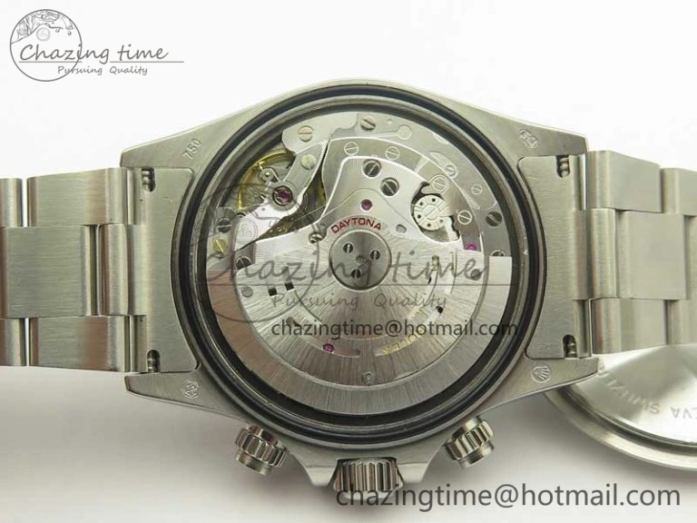 Daytona 116599RBOW SS Rainbow Crystal BLF Best Edition Black Dial on SS Bracelet A4130