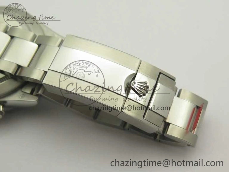 Daytona 116599RBOW SS Rainbow Crystal BLF Best Edition Black Dial on SS Bracelet A4130