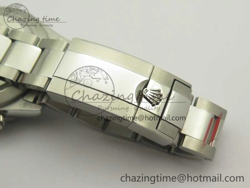 Daytona 116599RBOW SS Rainbow Crystal BLF Best Edition Black Dial on SS Bracelet A4130