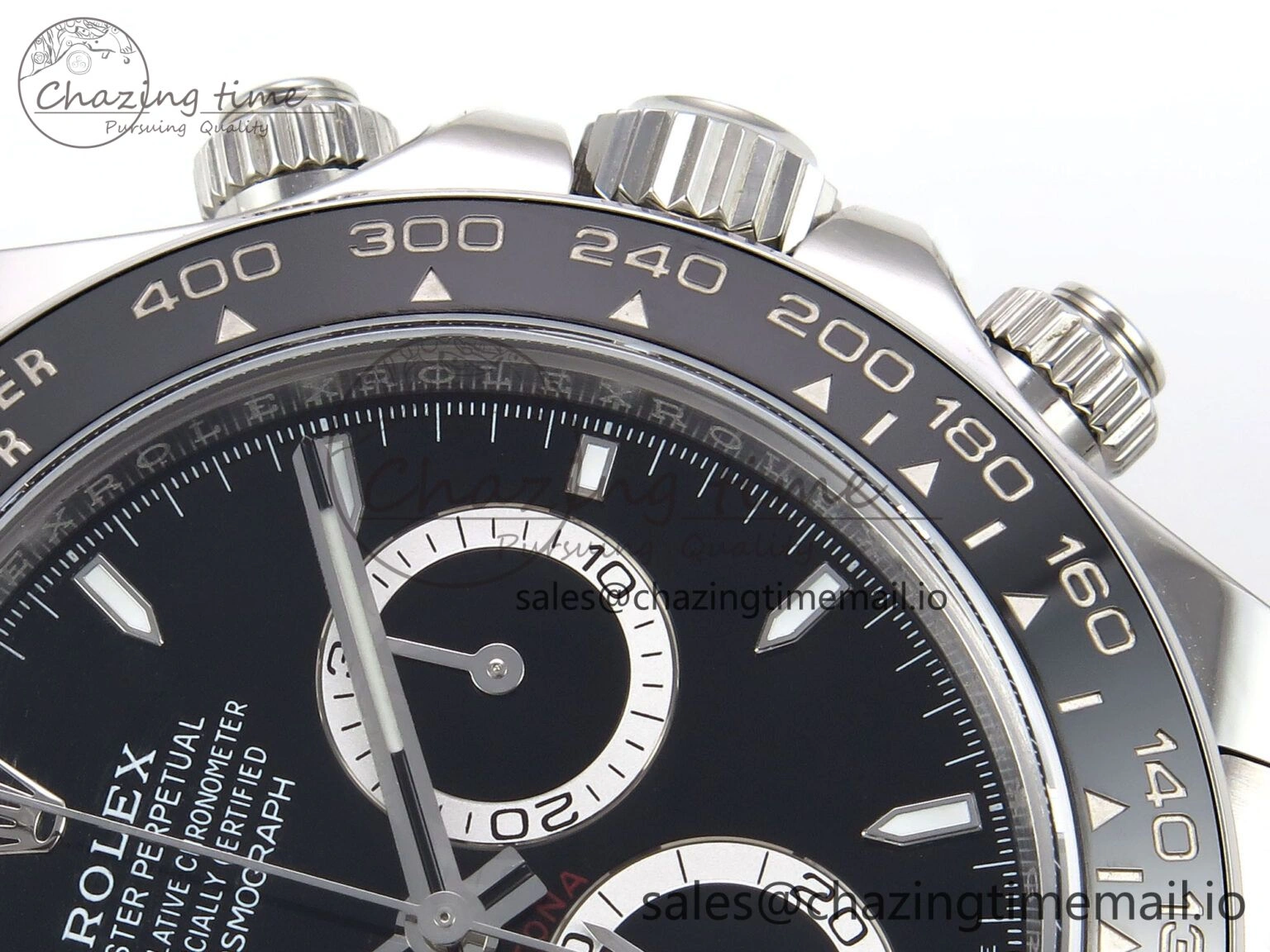 Daytona 126500 APF 1:1 Best Edition 904L Steel Black Dial on SS Oyster Bracelet DD4131