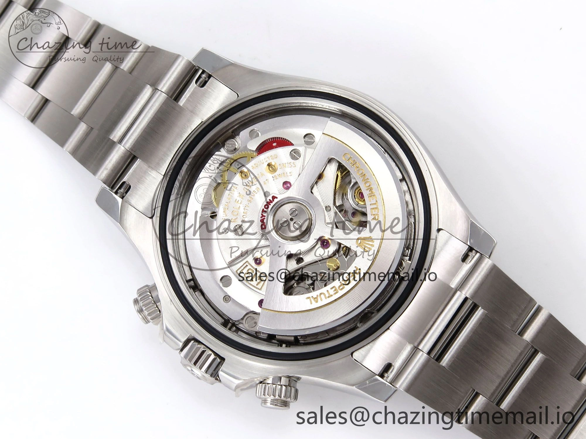 Daytona 126500 APF 1:1 Best Edition 904L Steel White Dial on SS Oyster Bracelet DD4131