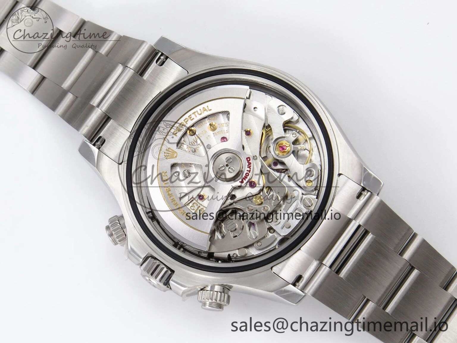 Daytona 126500 APF 1:1 Best Edition 904L Steel White Dial on SS Oyster Bracelet DD4131