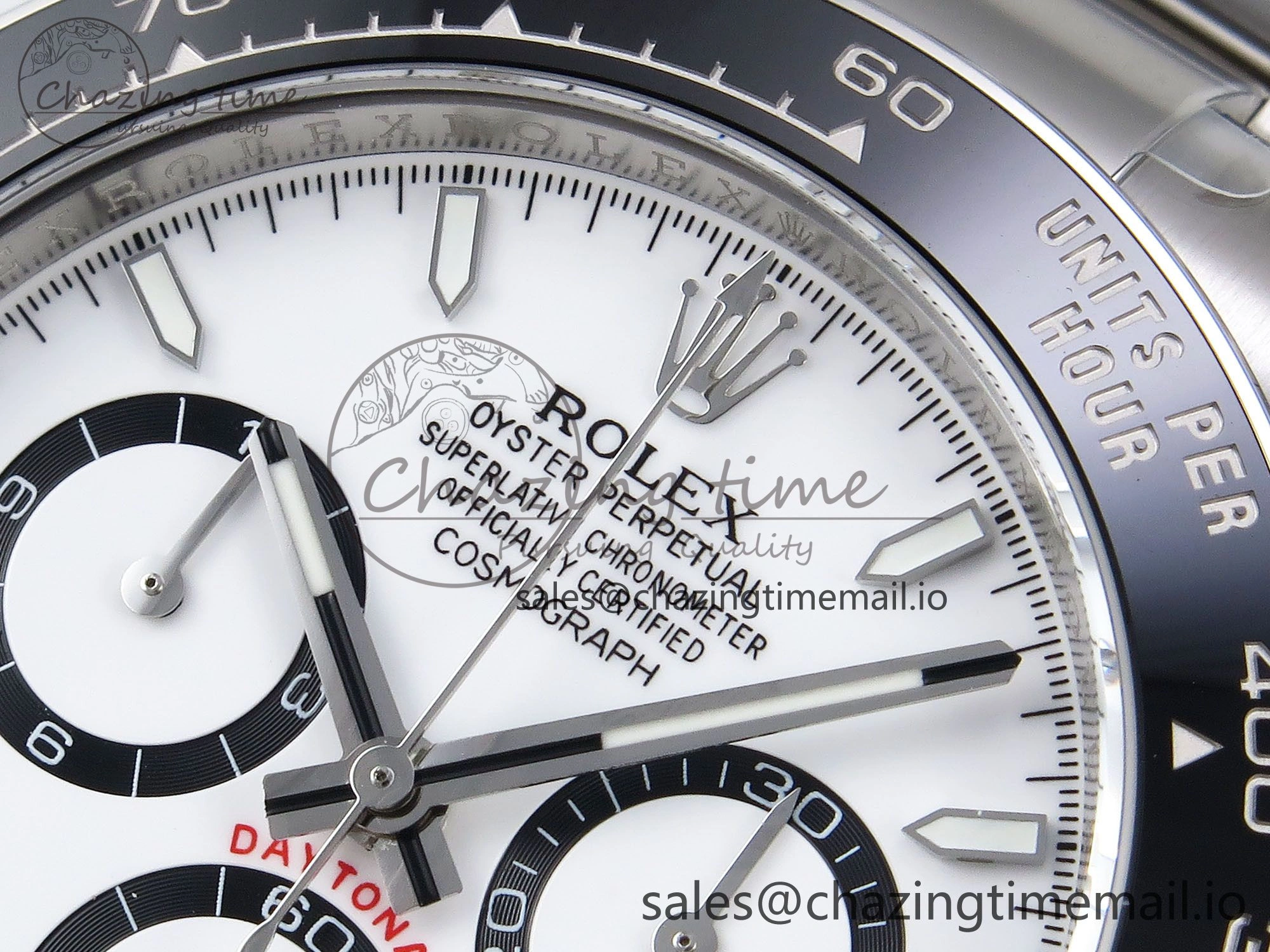 Daytona 126500 APSF 1:1 Best Edition 904L Steel White Dial on SS Braclet SH4131