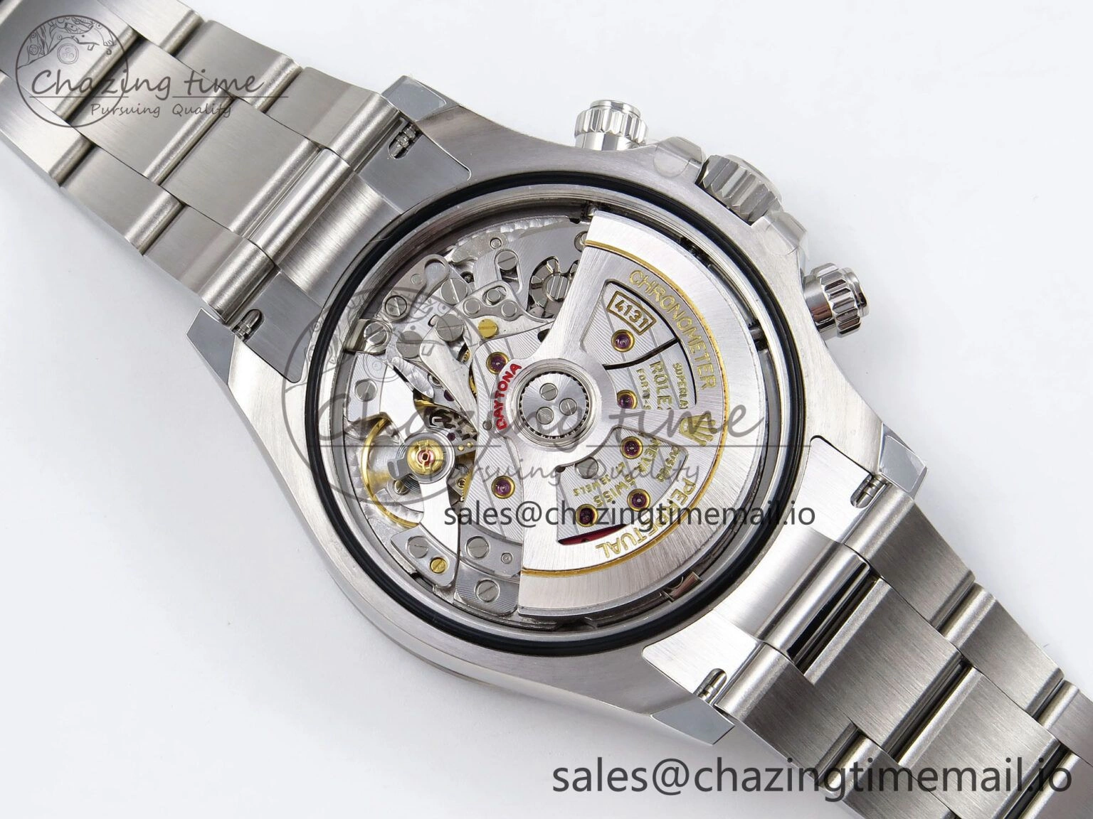 Daytona 126500 APSF 1:1 Best Edition 904L Steel White Dial on SS Braclet SH4131