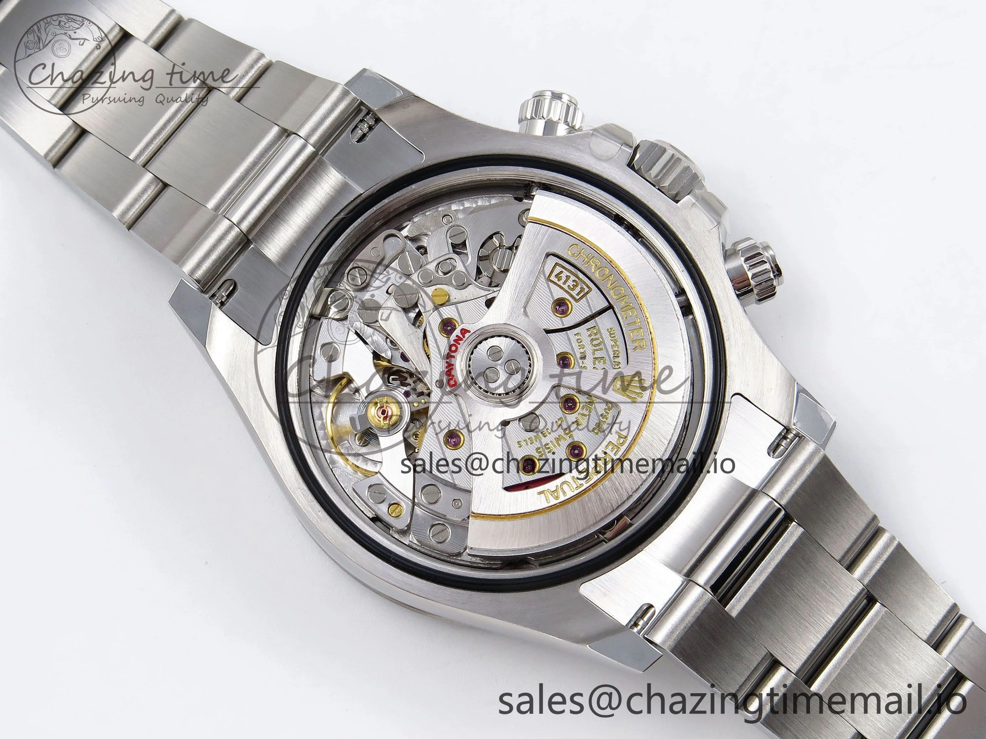 Daytona 126500 APSF 1:1 Best Edition 904L Steel White Dial on SS Braclet SH4131