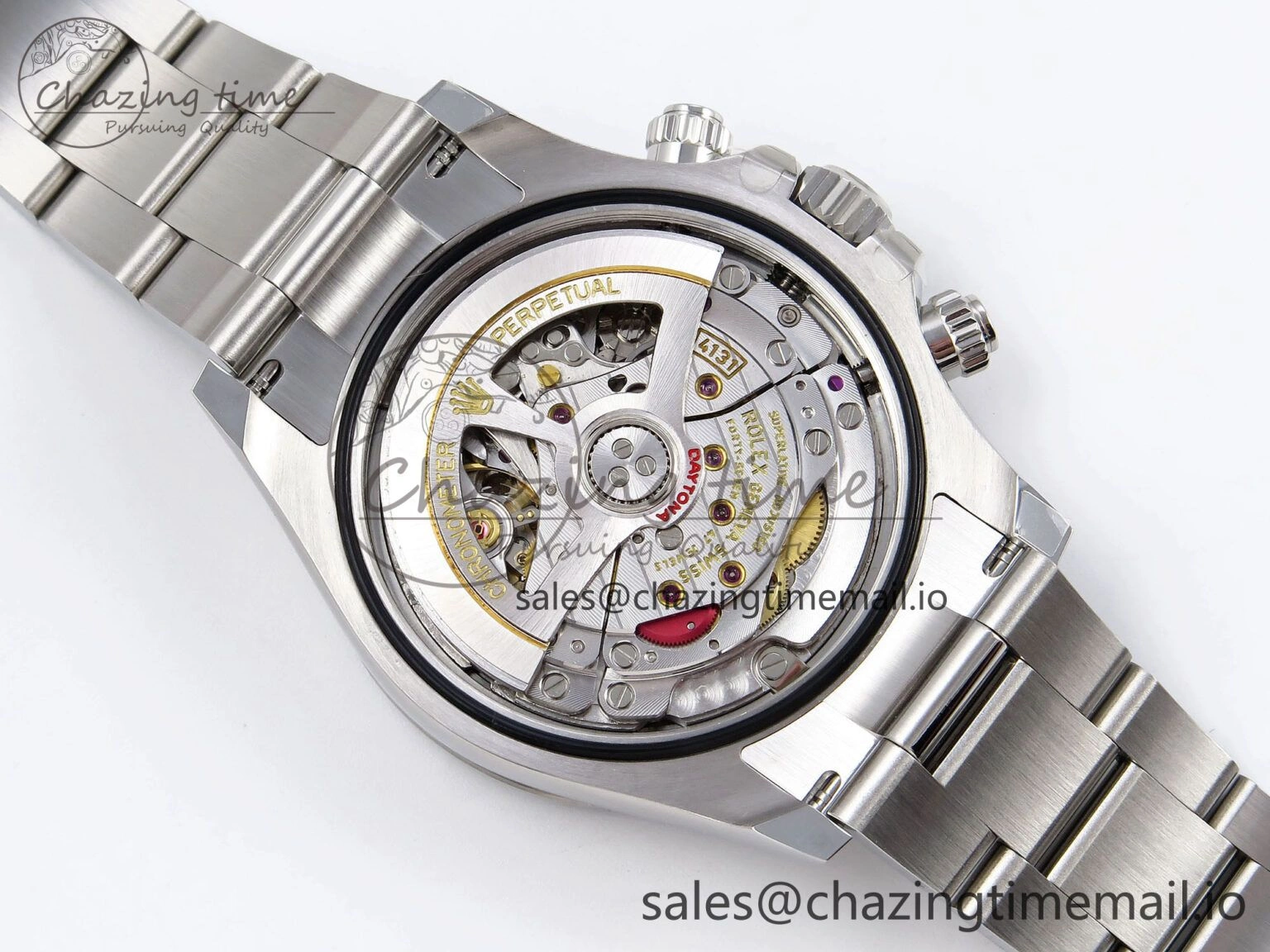 Daytona 126500 APSF 1:1 Best Edition 904L Steel White Dial on SS Braclet SH4131