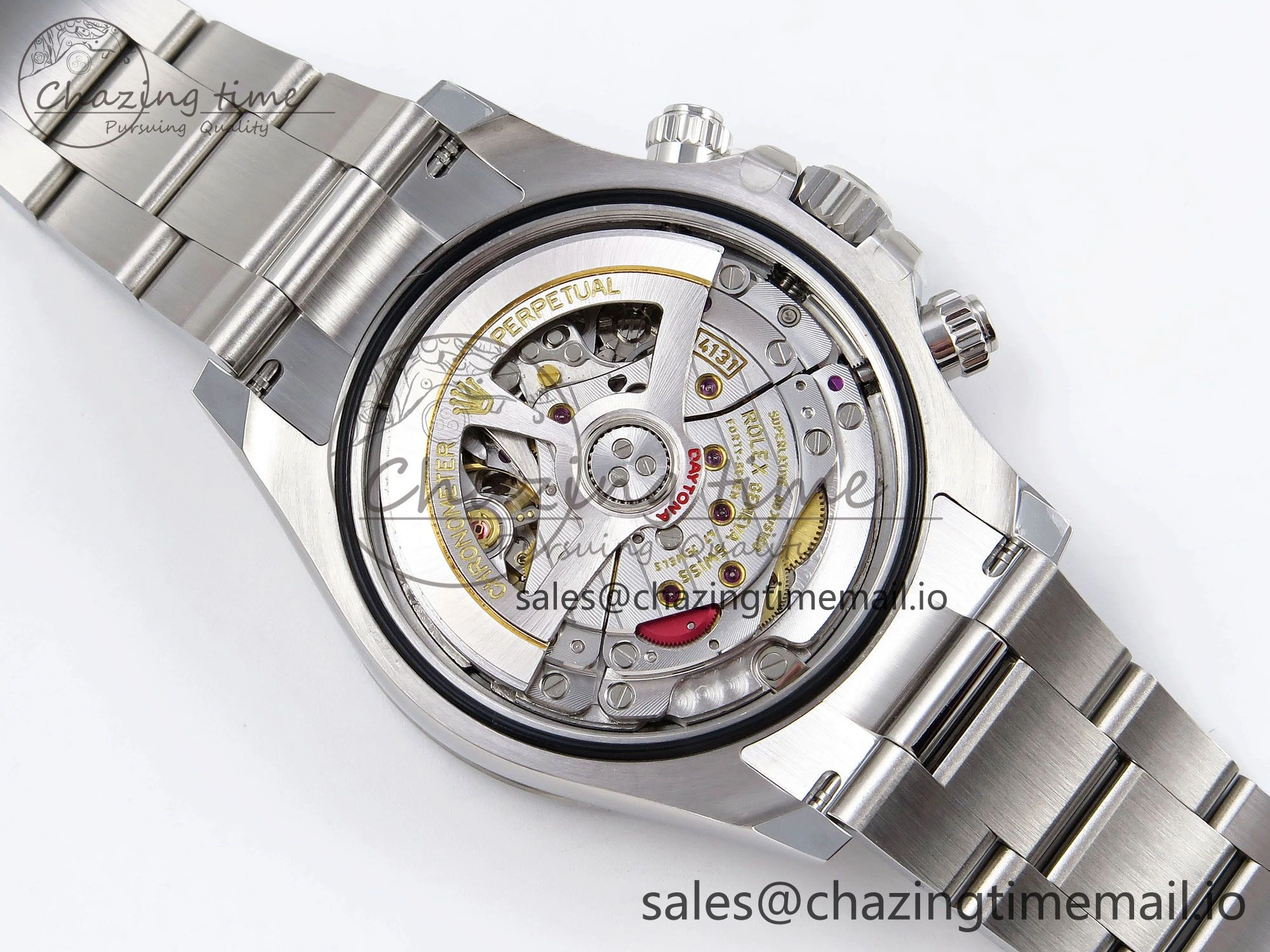 Daytona 126500 APSF 1:1 Best Edition 904L Steel White Dial on SS Braclet SH4131