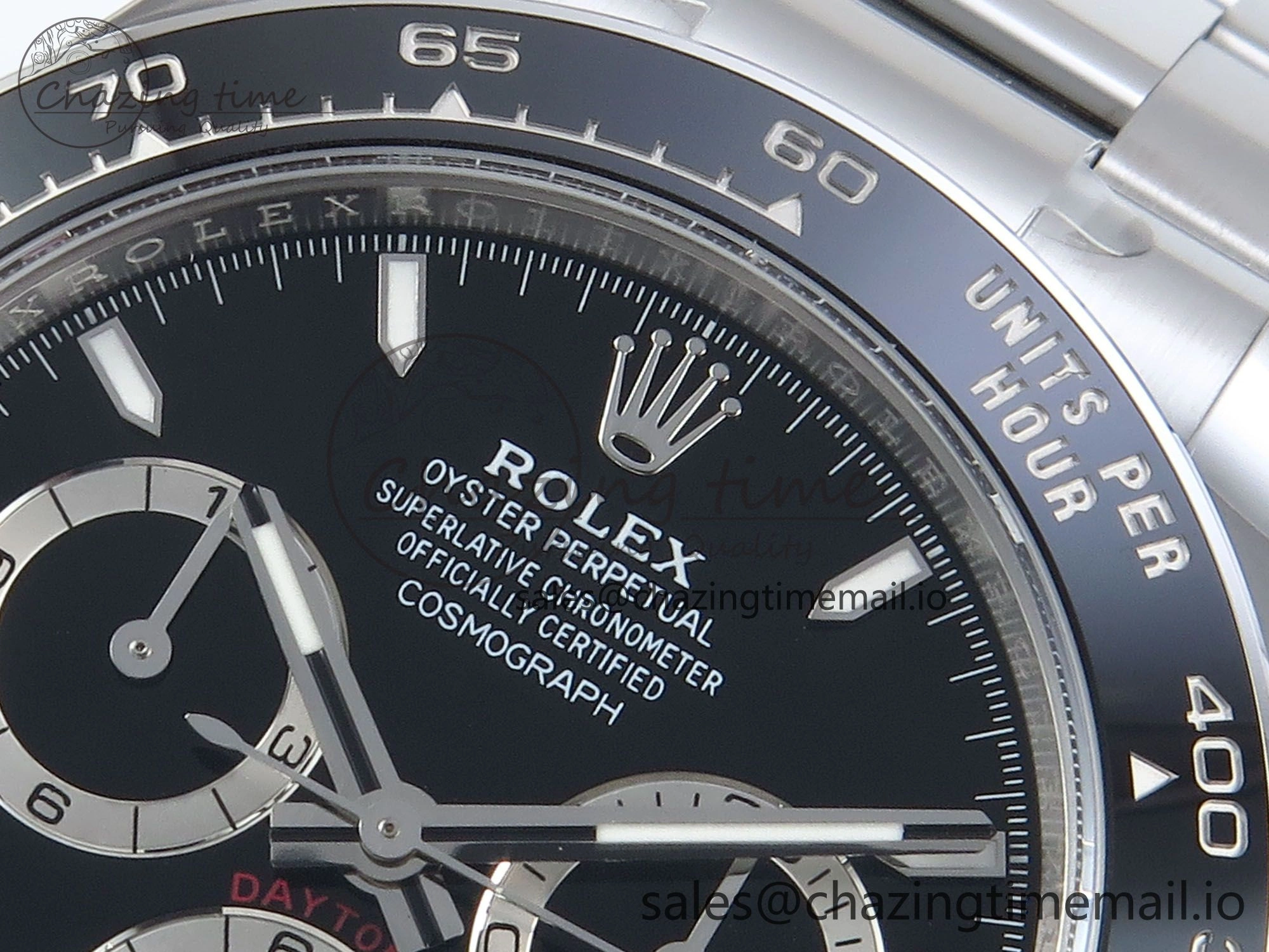 Daytona 126500 APSF 1:1 Best Edition Black Dial on SS Braclet SH4131