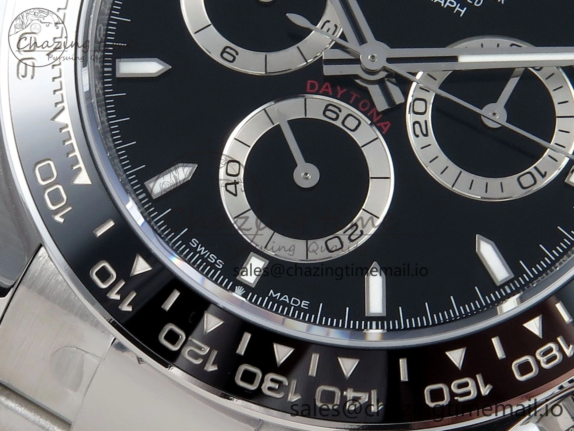 Daytona 126500 APSF 1:1 Best Edition Black Dial on SS Braclet SH4131