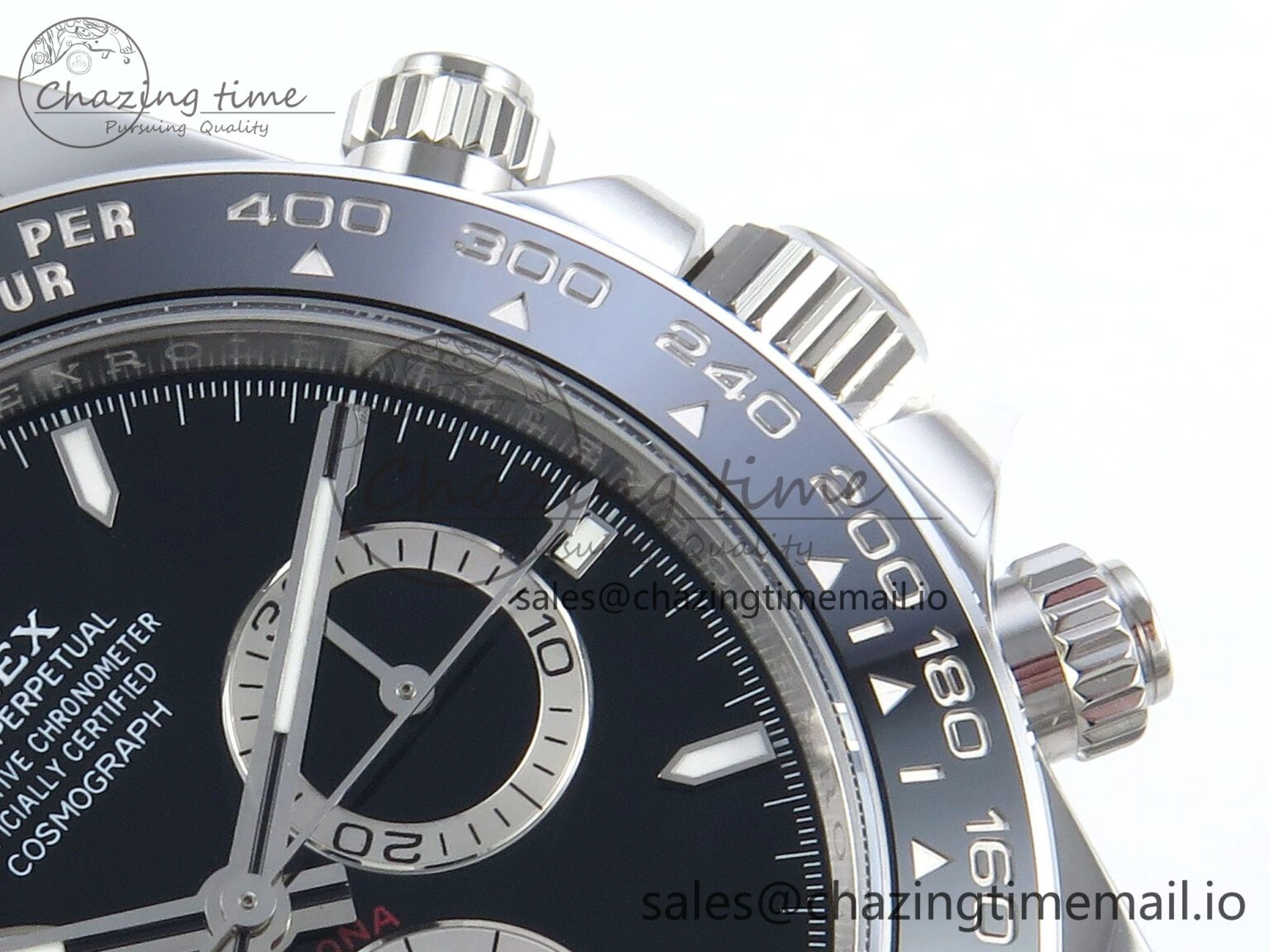 Daytona 126500 APSF 1:1 Best Edition Black Dial on SS Braclet SH4131