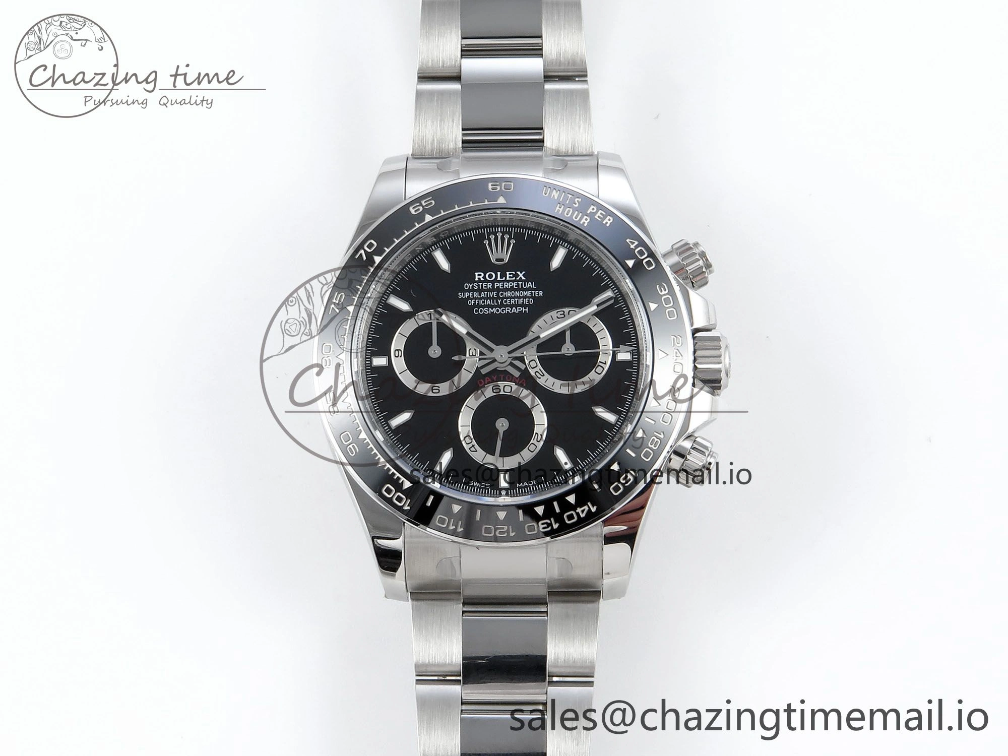 Daytona 126500 APSF 1:1 Best Edition Black Dial on SS Braclet SH4131