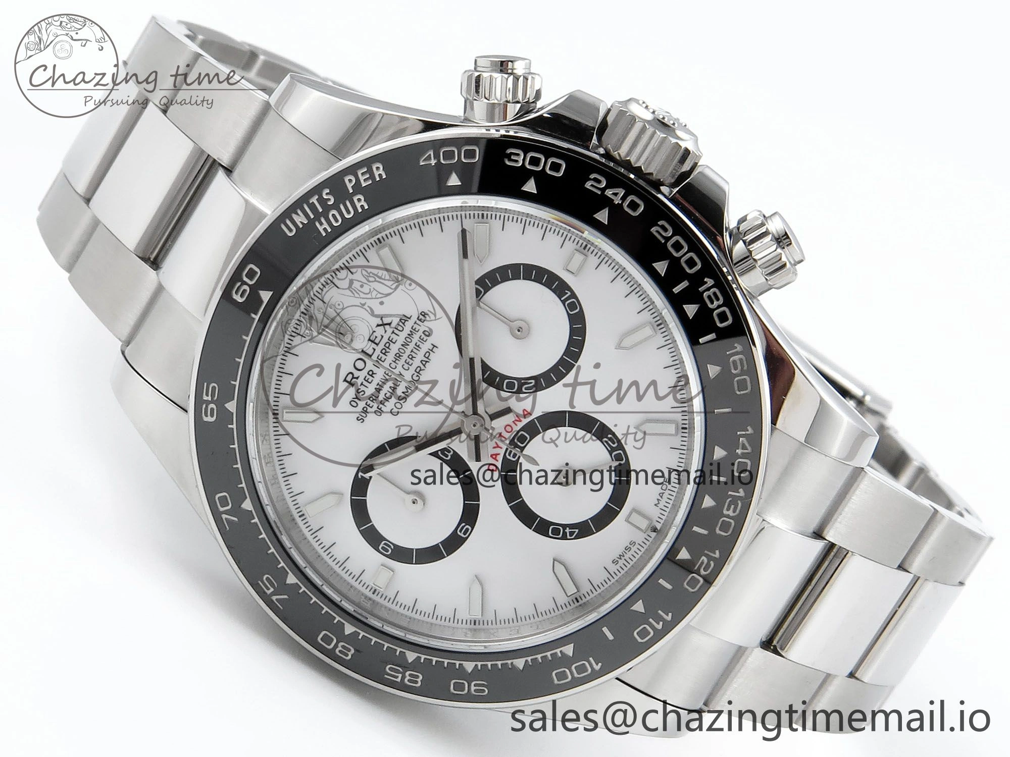 Daytona 126500 APSF 1:1 Best Edition White Dial on SS Braclet SH4131