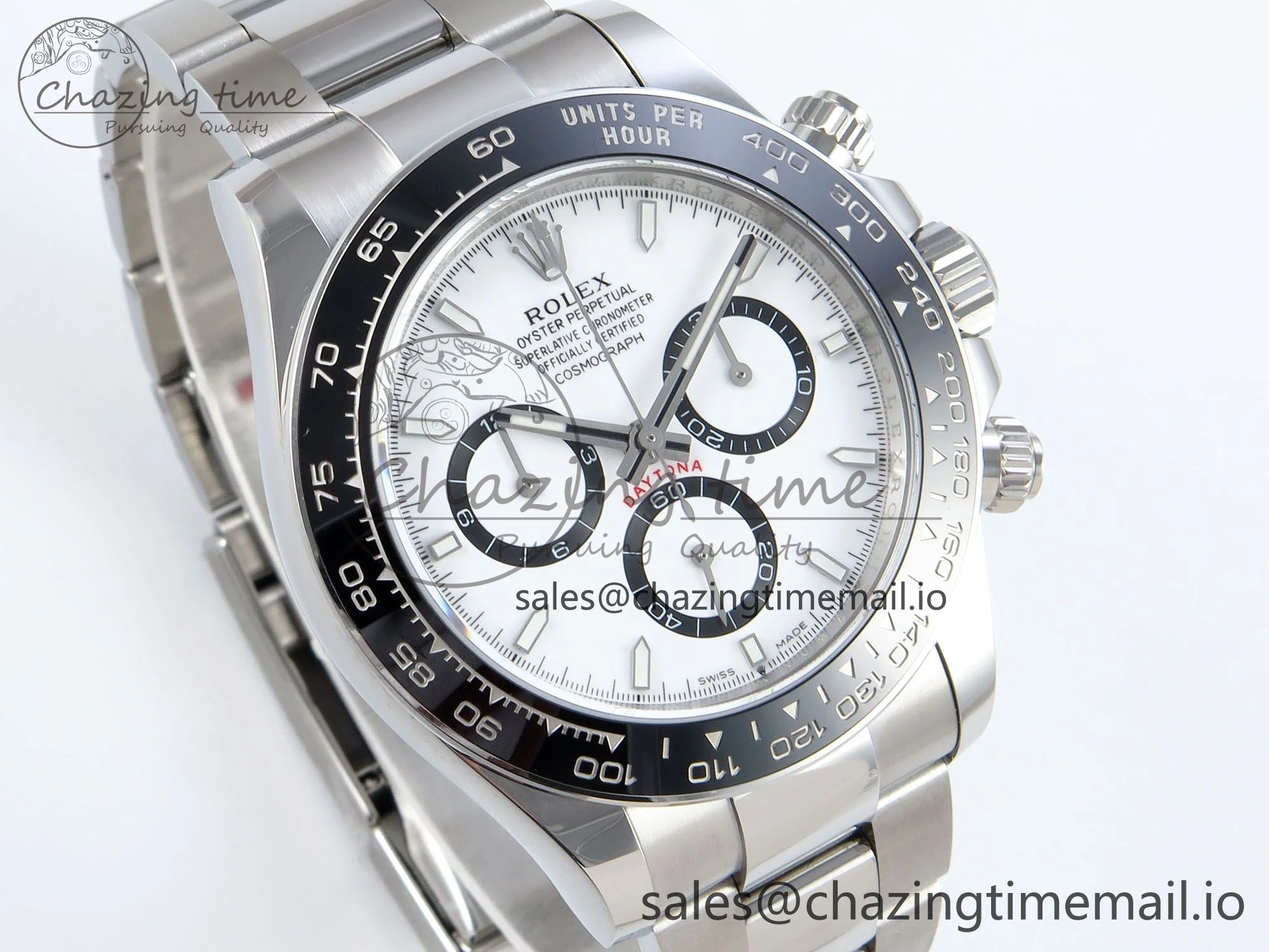 Daytona 126500 APSF 1:1 Best Edition White Dial on SS Braclet SH4131