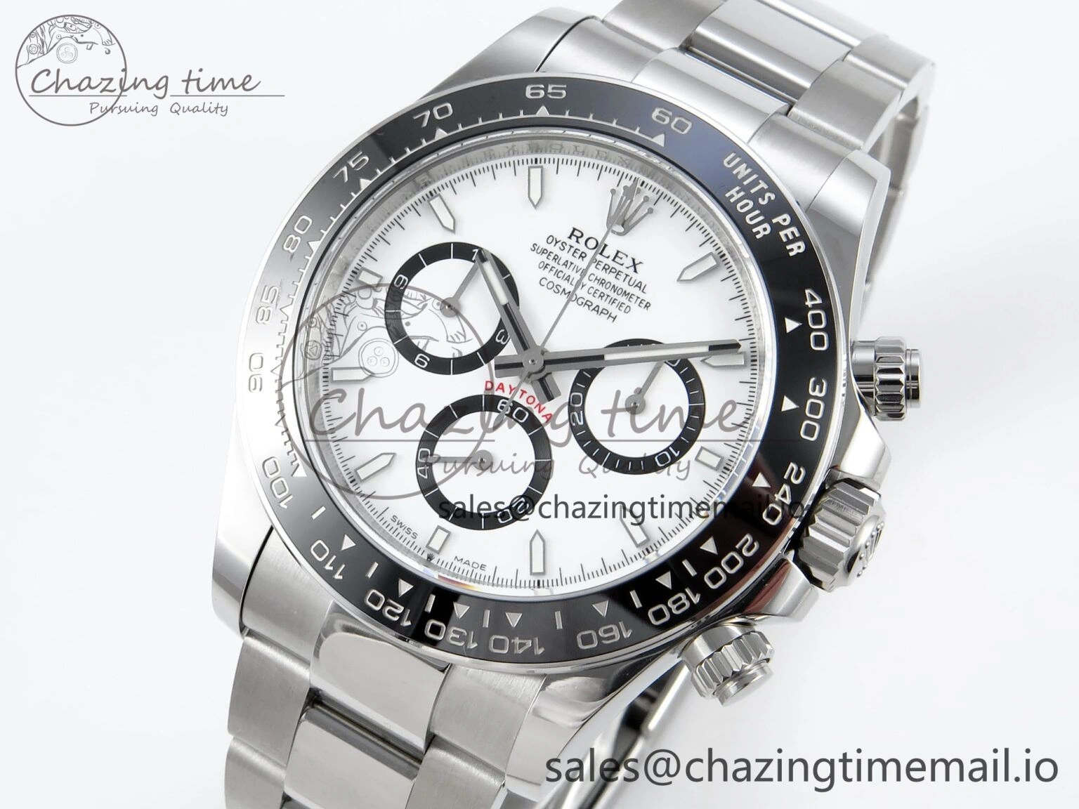 Daytona 126500 APSF 1:1 Best Edition White Dial on SS Braclet SH4131