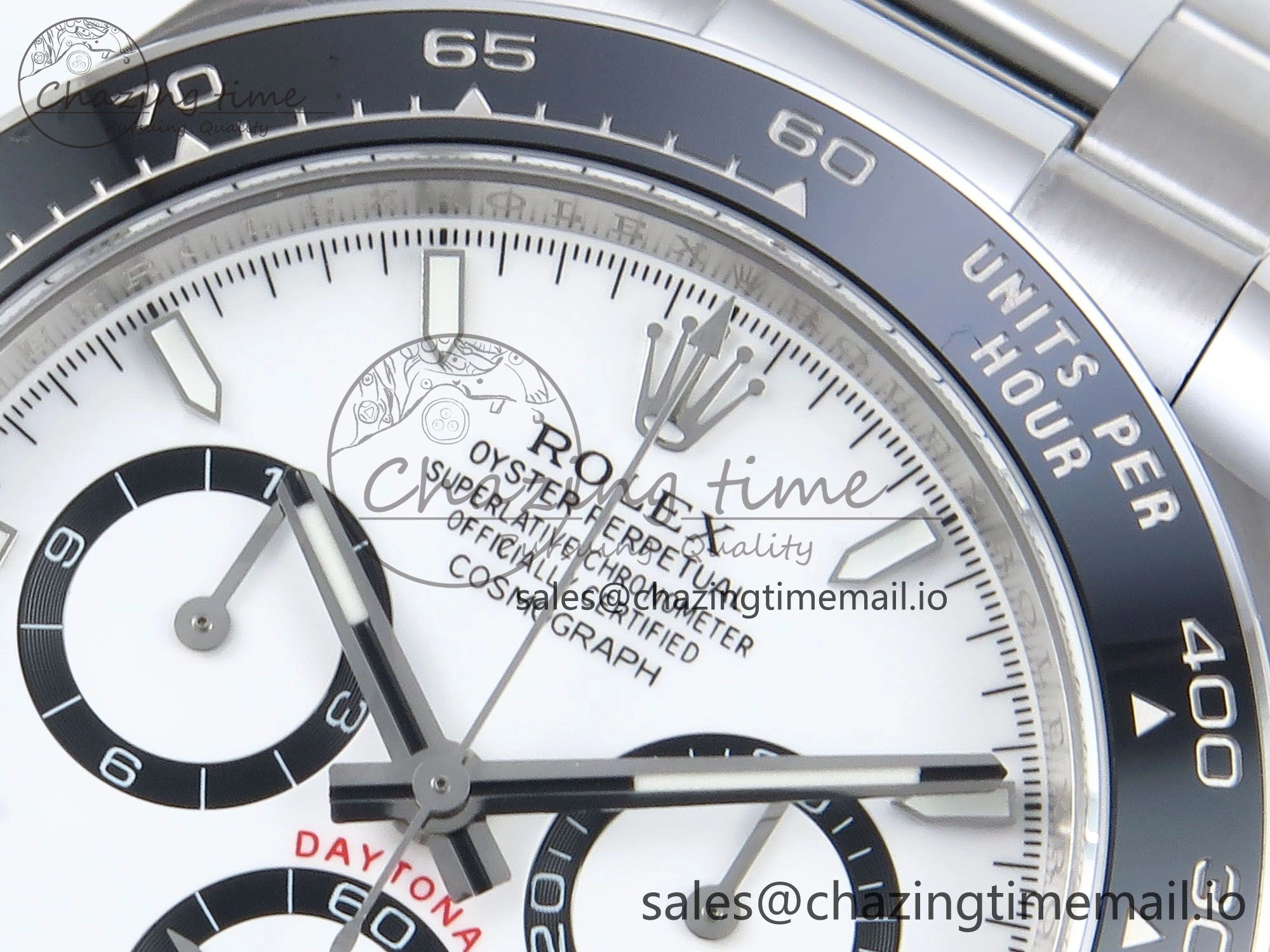 Daytona 126500 APSF 1:1 Best Edition White Dial on SS Braclet SH4131