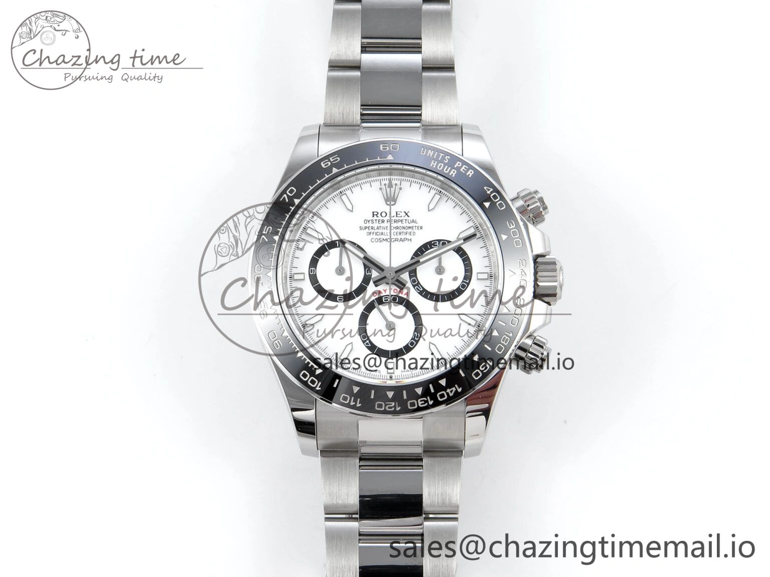 Daytona 126500 APSF 1:1 Best Edition White Dial on SS Braclet SH4131