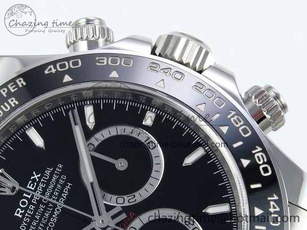 Daytona 126500 Clean 1:1 Best Edition 904L SS Case and Bracelet Black Dial DD4131