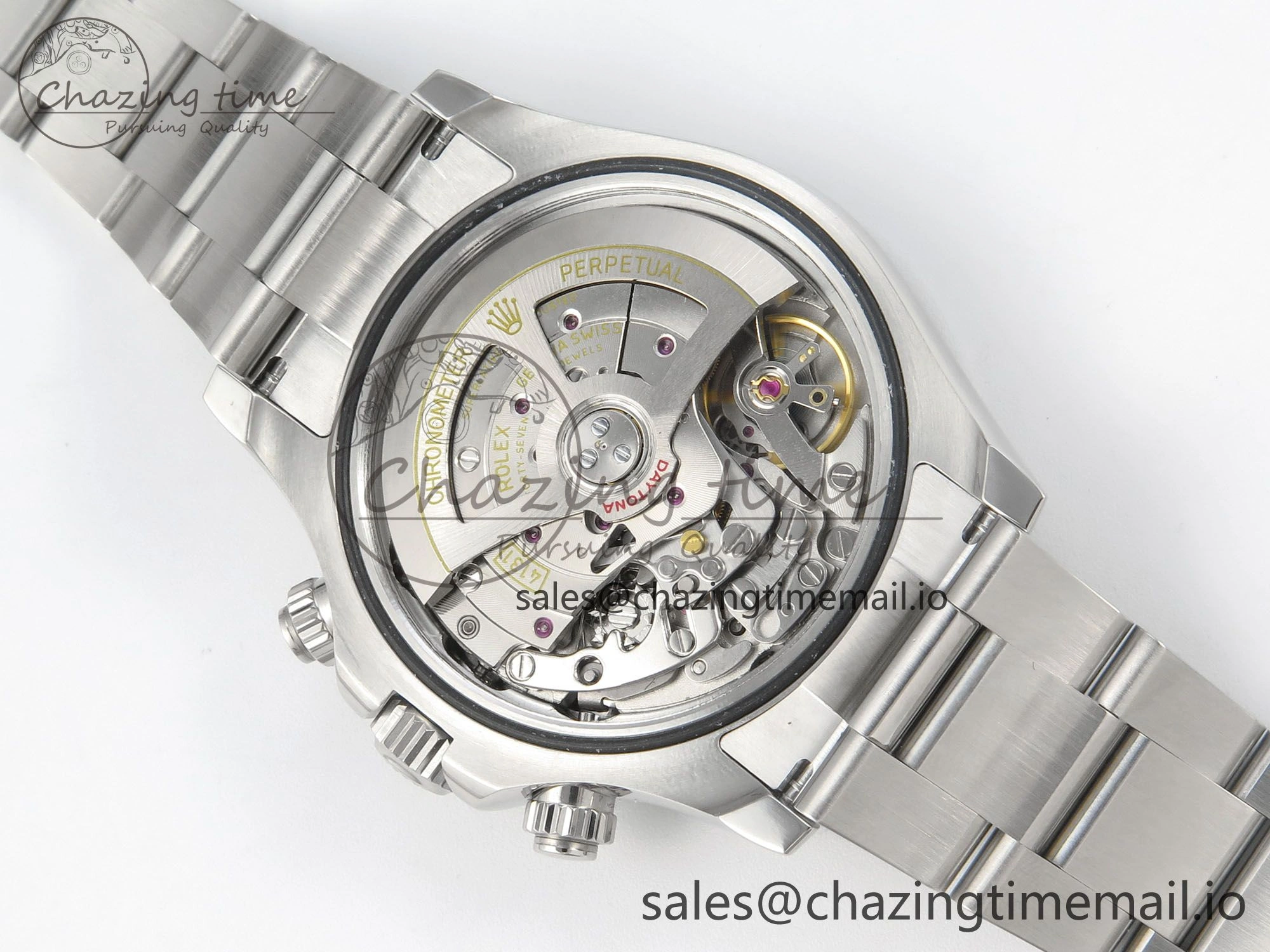 Daytona 126500 Clean 1:1 Best Edition 904L SS Case and Bracelet Black Dial DD4131