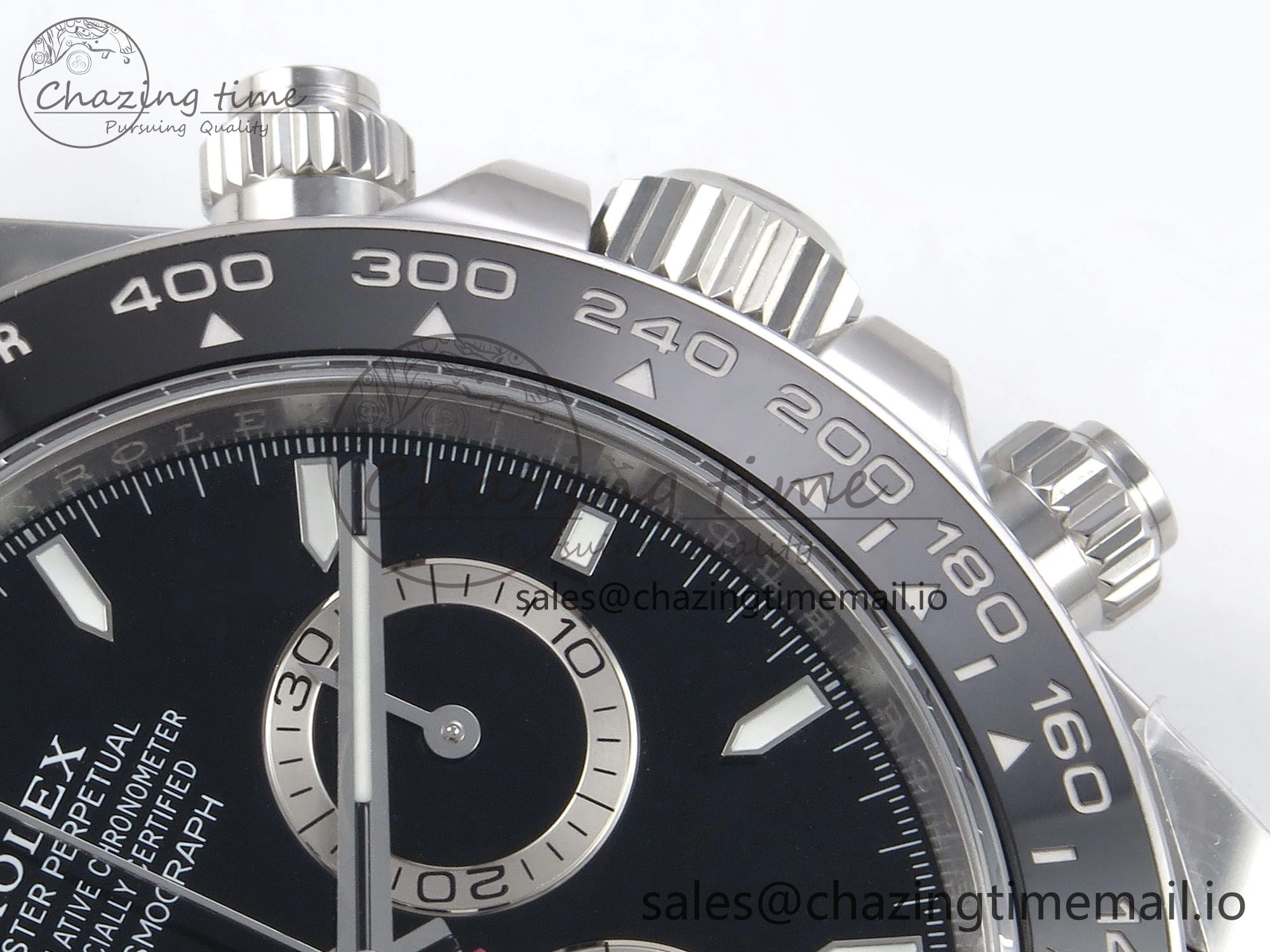Daytona 126500 EWEF 1:1 Best Edition 904L Steel Black Dial on SS Bracelet SA4131