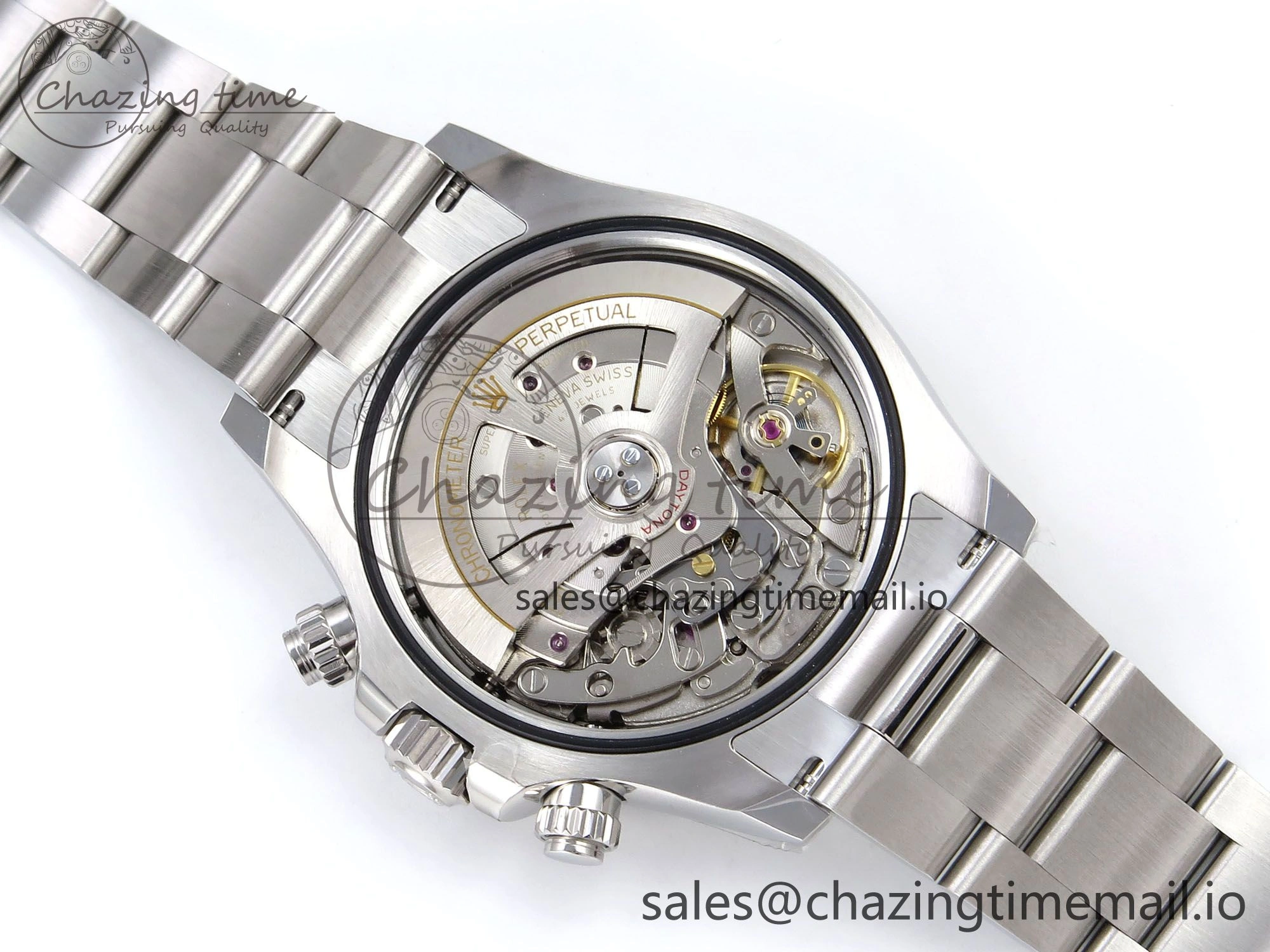Daytona 126500 EWEF 1:1 Best Edition 904L Steel Black Dial on SS Bracelet SA4131